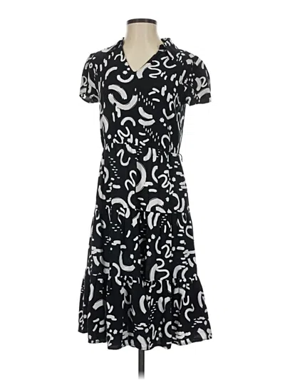 Pre-owned T Tahari Casual Dress In Black
