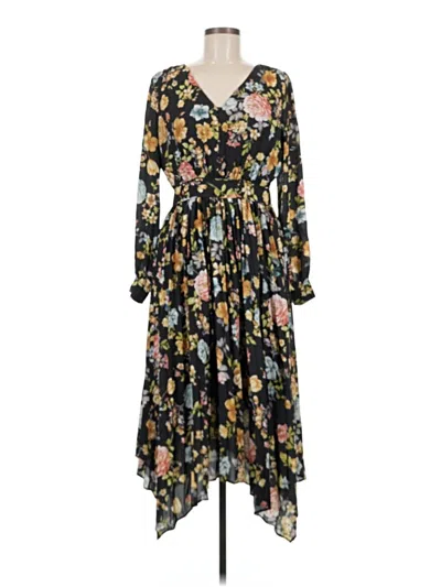 Pre-owned T Tahari Casual Dress In Black