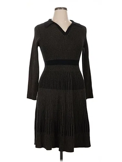 Pre-owned T Tahari Casual Dress In Black