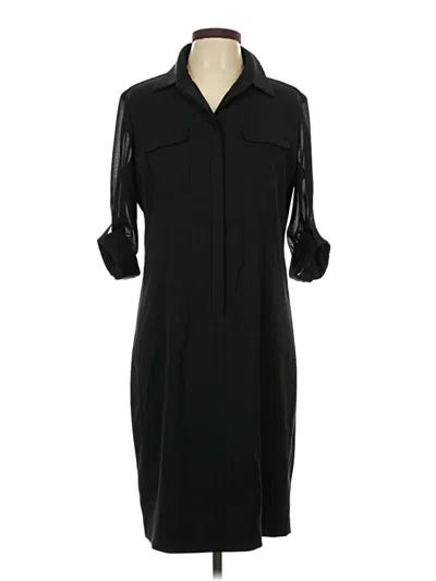 Pre-owned T Tahari Casual Dress In Black