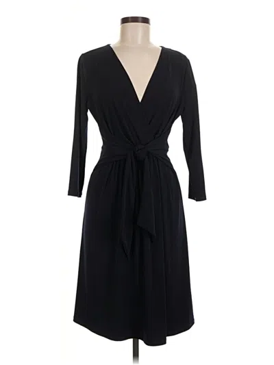 Pre-owned T Tahari Casual Dress In Black
