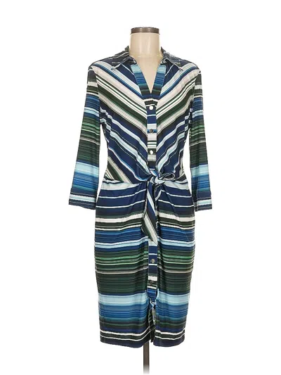 Pre-owned T Tahari Casual Dress In Blue