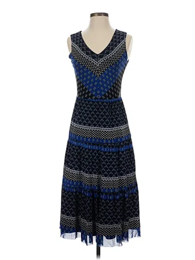 Pre-owned T Tahari Casual Dress In Blue
