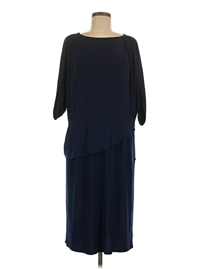 Pre-owned T Tahari Casual Dress In Blue