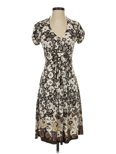 Pre-owned T Tahari Casual Dress In Brown