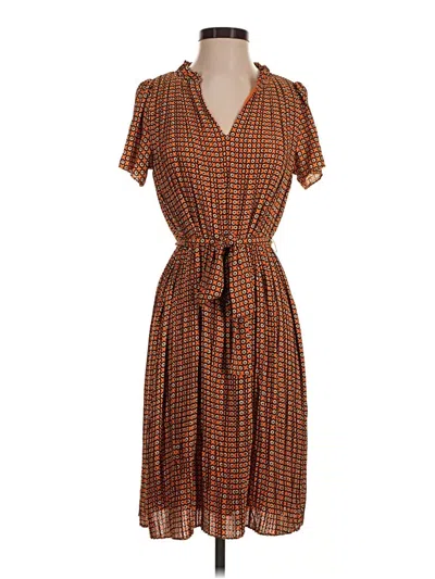 Pre-owned T Tahari Casual Dress In Brown