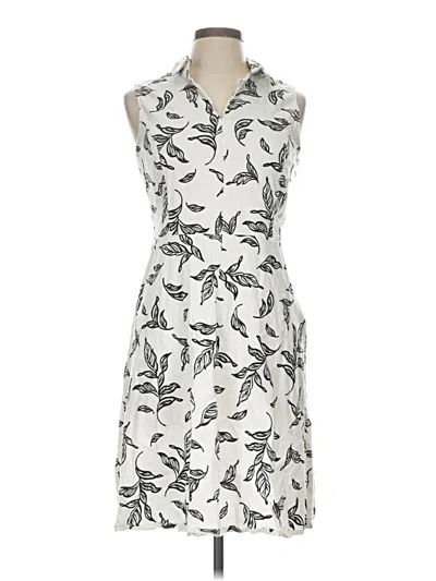 Pre-owned T Tahari Casual Dress In Ivory
