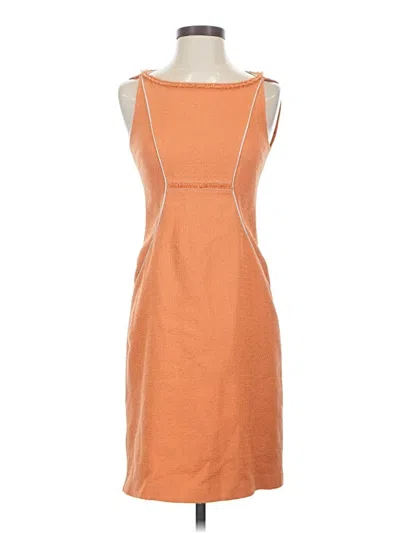 Pre-owned T Tahari Casual Dress In Orange