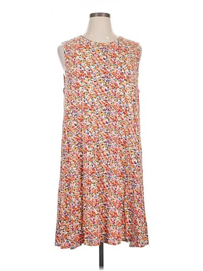 Pre-owned T Tahari Casual Dress In Orange
