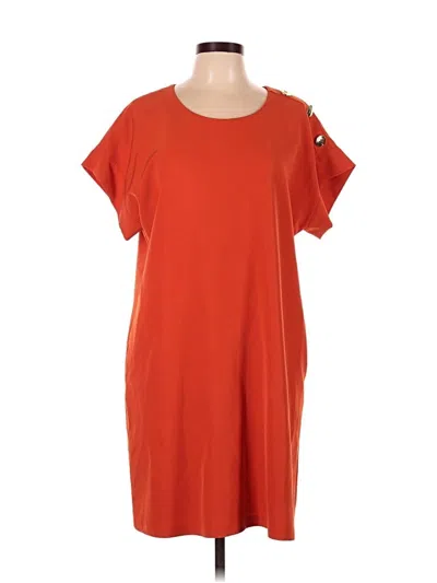 Pre-owned T Tahari Casual Dress In Orange