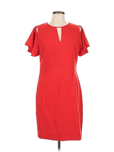 Pre-owned T Tahari Casual Dress In Red
