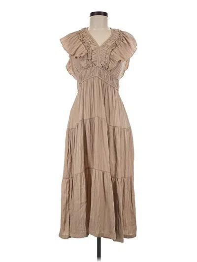 Pre-owned T Tahari Casual Dress In Tan