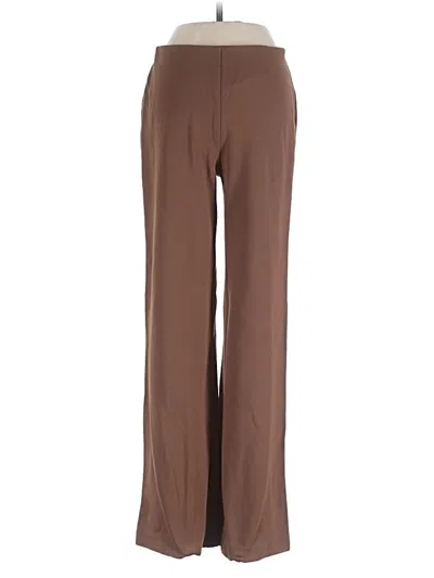 Pre-owned T Tahari Casual Pants In Brown