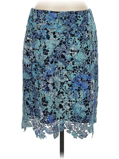 Pre-owned T Tahari Casual Skirt In Blue