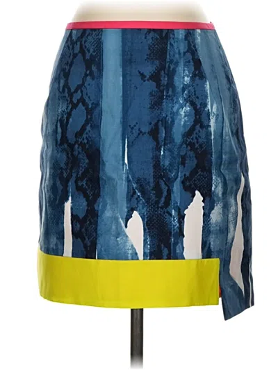 Pre-owned T Tahari Casual Skirt In Blue