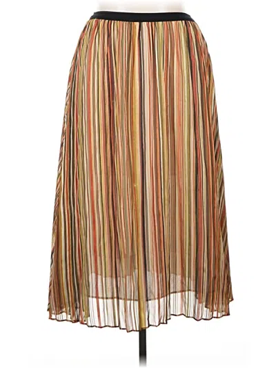 Pre-owned T Tahari Casual Skirt In Gold