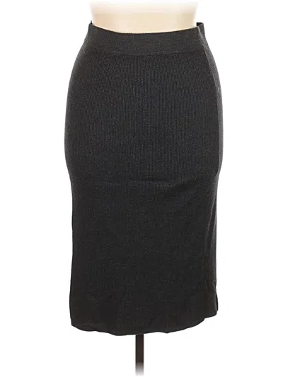 Pre-owned T Tahari Casual Skirt In Gray