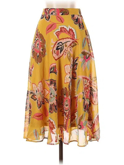 Pre-owned T Tahari Casual Skirt In Yellow
