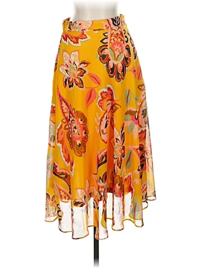 Pre-owned T Tahari Casual Skirt In Yellow