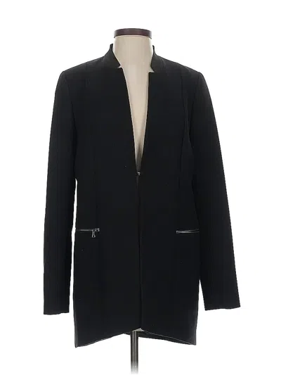 Pre-owned T Tahari Coat In Black