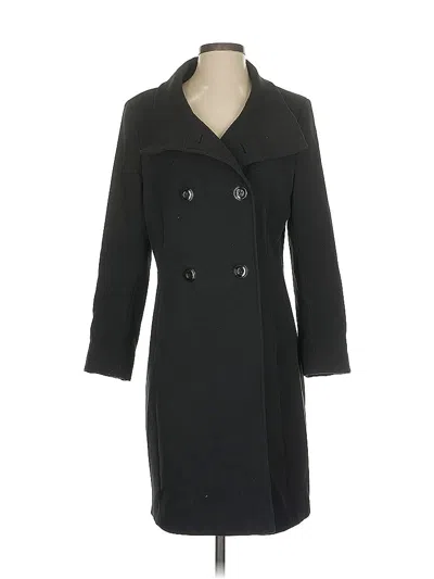 Pre-owned T Tahari Coat In Black
