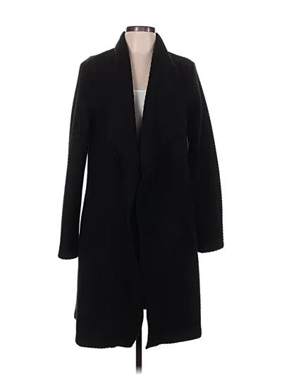 Pre-owned T Tahari Coat In Black