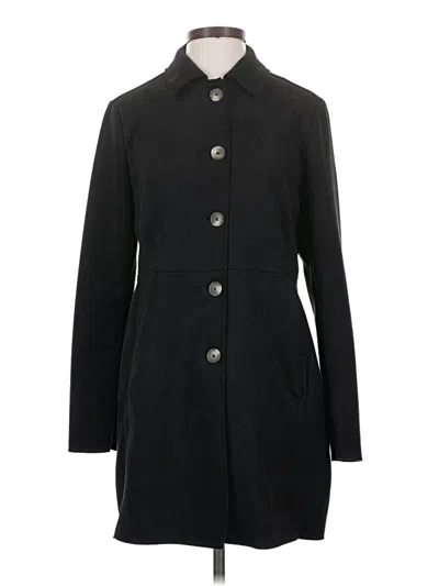 Pre-owned T Tahari Coat In Black