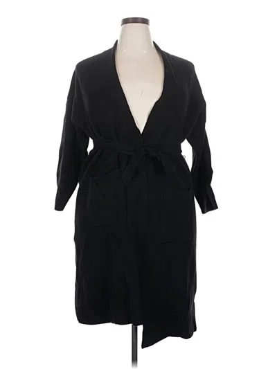 Pre-owned T Tahari Coat In Black