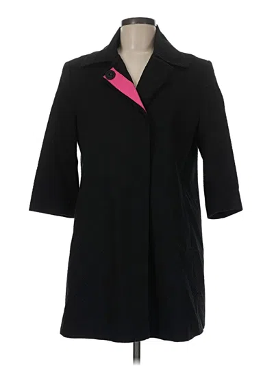 Pre-owned T Tahari Coat In Black