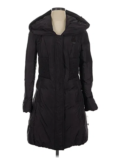 Pre-owned T Tahari Coat In Black