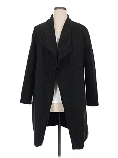 Pre-owned T Tahari Coat In Black