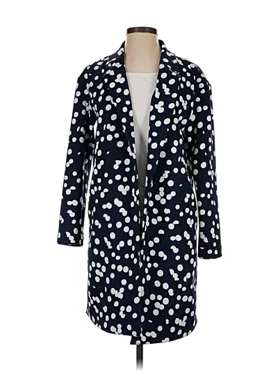 Pre-owned T Tahari Coat In Blue