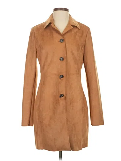 Pre-owned T Tahari Coat In Brown