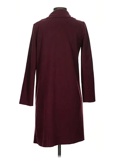 Pre-owned T Tahari Coat In Burgundy