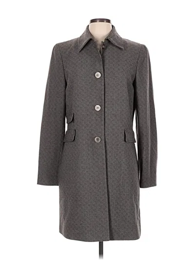 Pre-owned T Tahari Coat In Gray