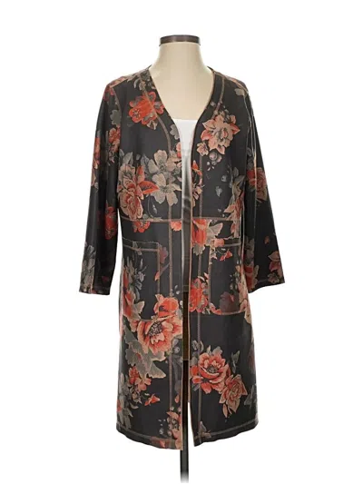 T Tahari Coat In Multi