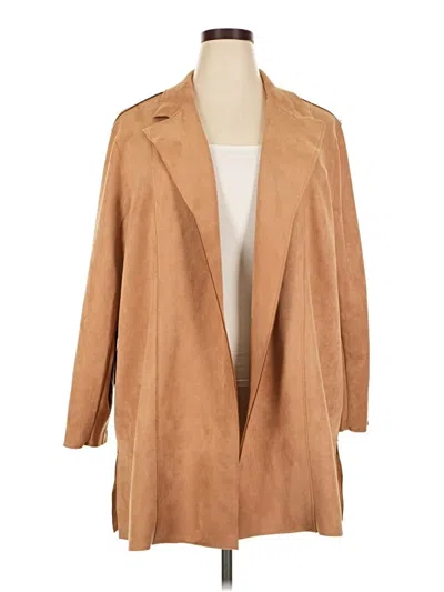 Pre-owned T Tahari Coat In Tan
