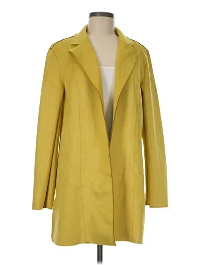 Pre-owned T Tahari Coat In Yellow