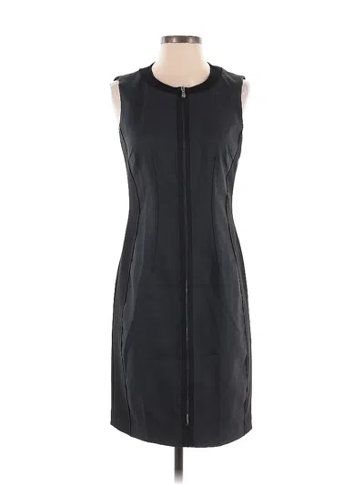 Pre-owned T Tahari Cocktail Dress In Black