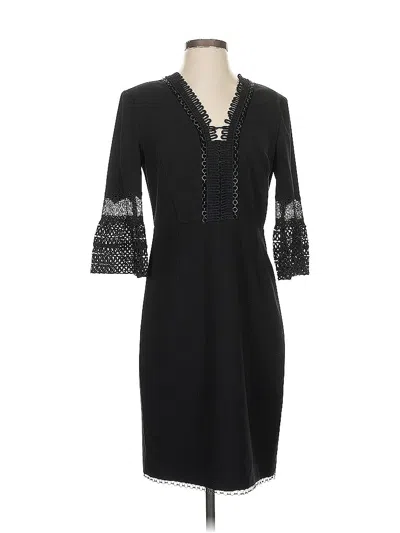 Pre-owned T Tahari Cocktail Dress In Black