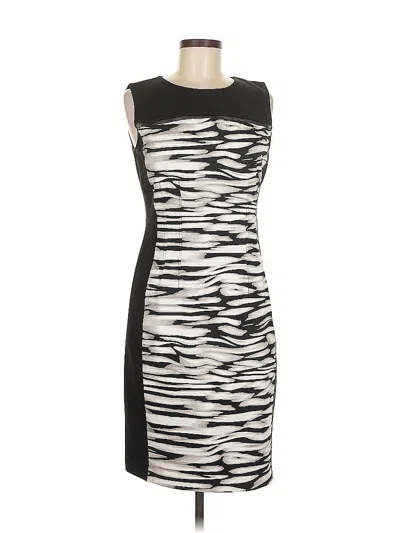 Pre-owned T Tahari Cocktail Dress In Black