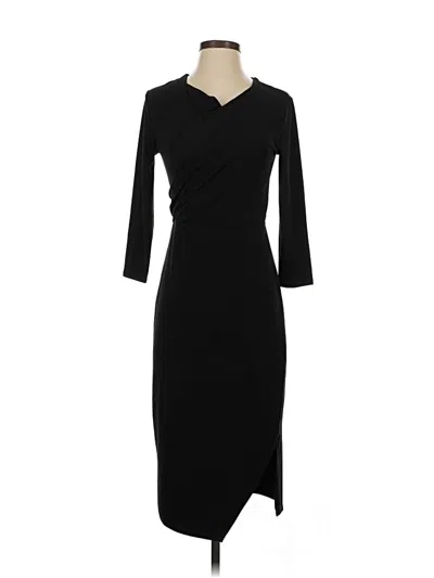 Pre-owned T Tahari Cocktail Dress In Black