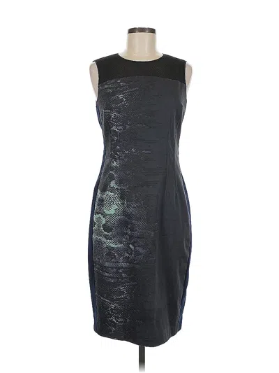 Pre-owned T Tahari Cocktail Dress In Black