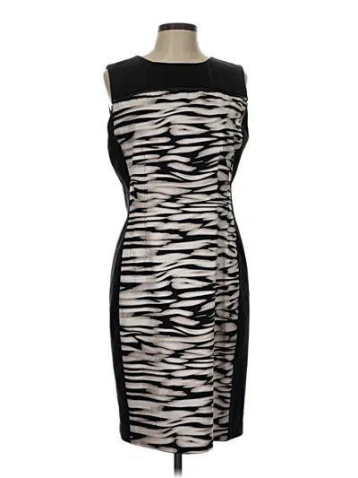 Pre-owned T Tahari Cocktail Dress In Black