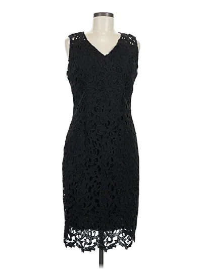 Pre-owned T Tahari Cocktail Dress In Black