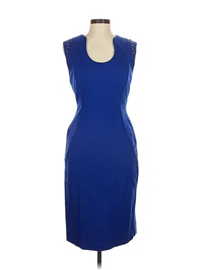 Pre-owned T Tahari Cocktail Dress In Blue