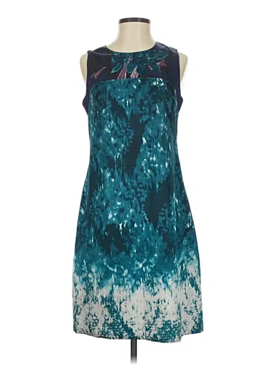 Pre-owned T Tahari Cocktail Dress In Blue