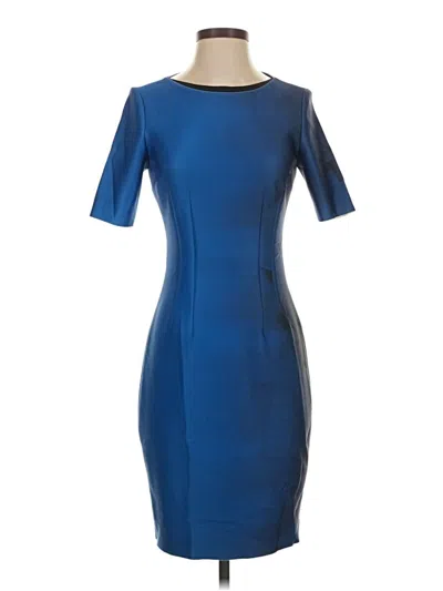 Pre-owned T Tahari Cocktail Dress In Blue