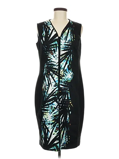 Pre-owned T Tahari Cocktail Dress In Blue