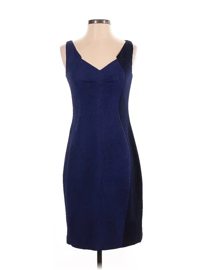 Pre-owned T Tahari Cocktail Dress In Blue